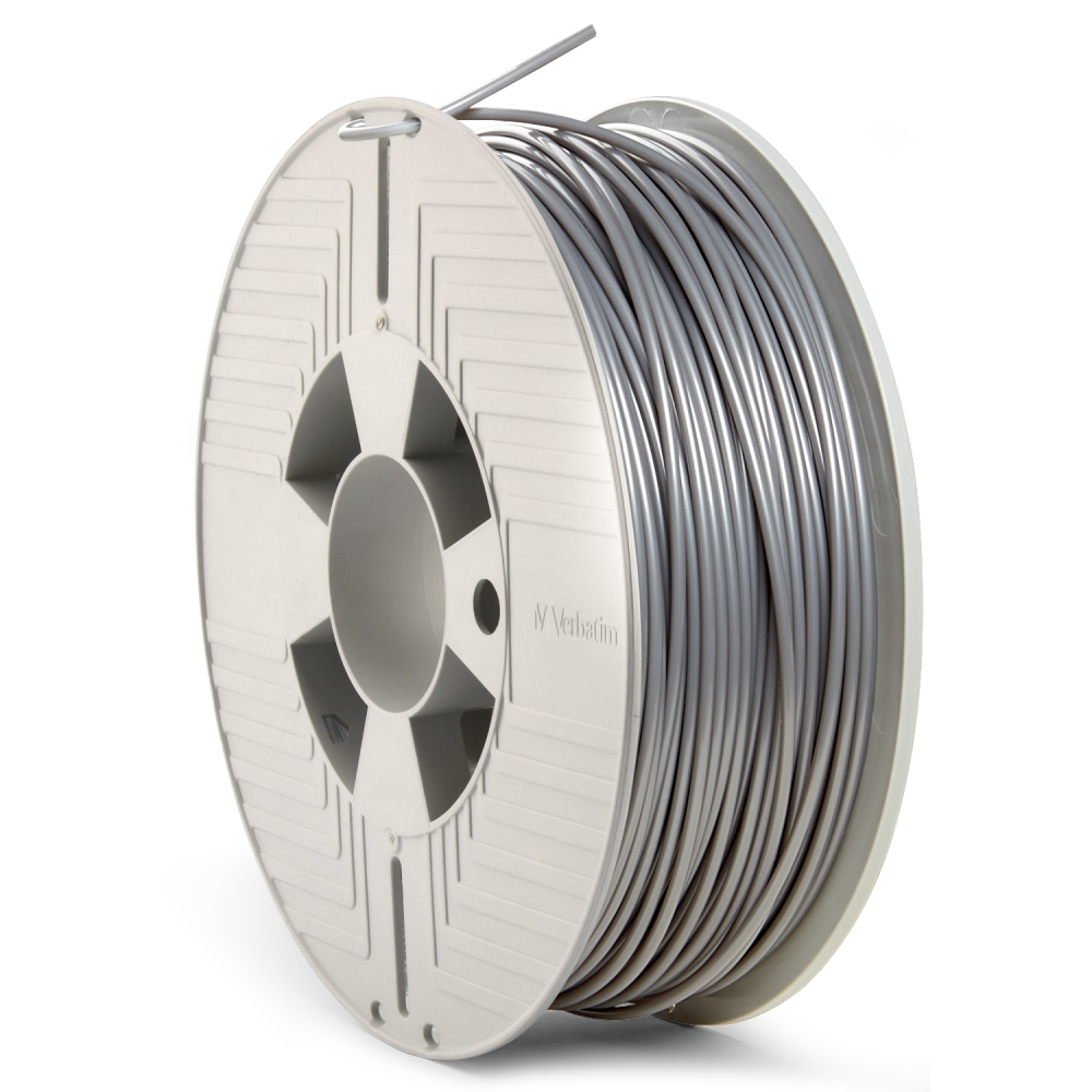 Verbatim PLA Filament 2.85mm 1kg Aluminium Grey Verbatim PLA