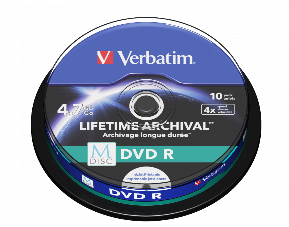 Verbatim MDISC DVD R 10-pack spindel