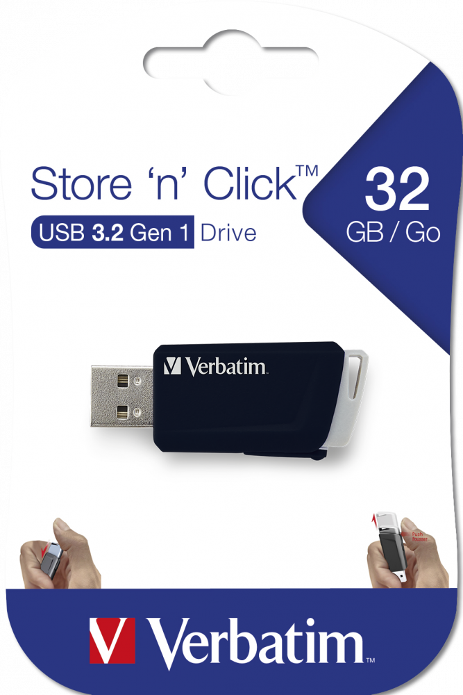 USB disk Store 'n' Click 32GB* čern