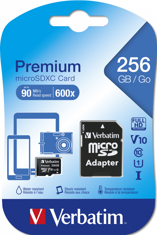 microSDXC 256GB Classe 10 