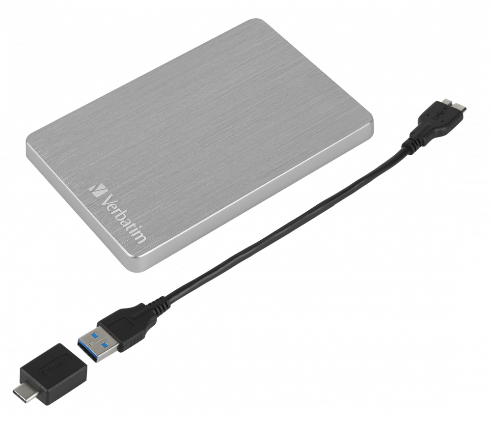 Přenosn pevn disk Store 'n' Go ALU Slim 1 TB Střbrn
