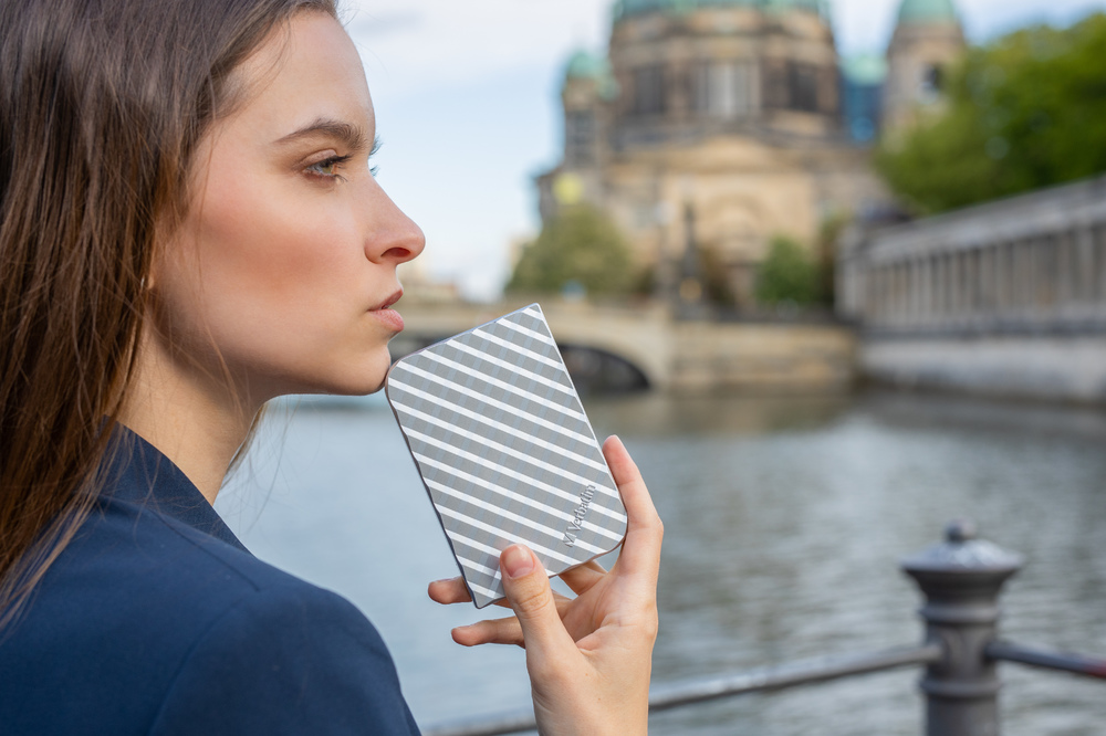 SnG Portable HDD Silver Model Lifestyle 3