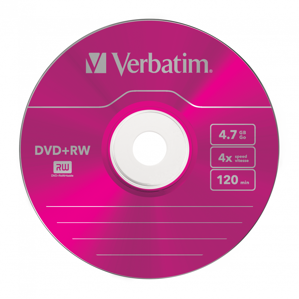43297 DVD+RW Colour Global Disc Surface Pink