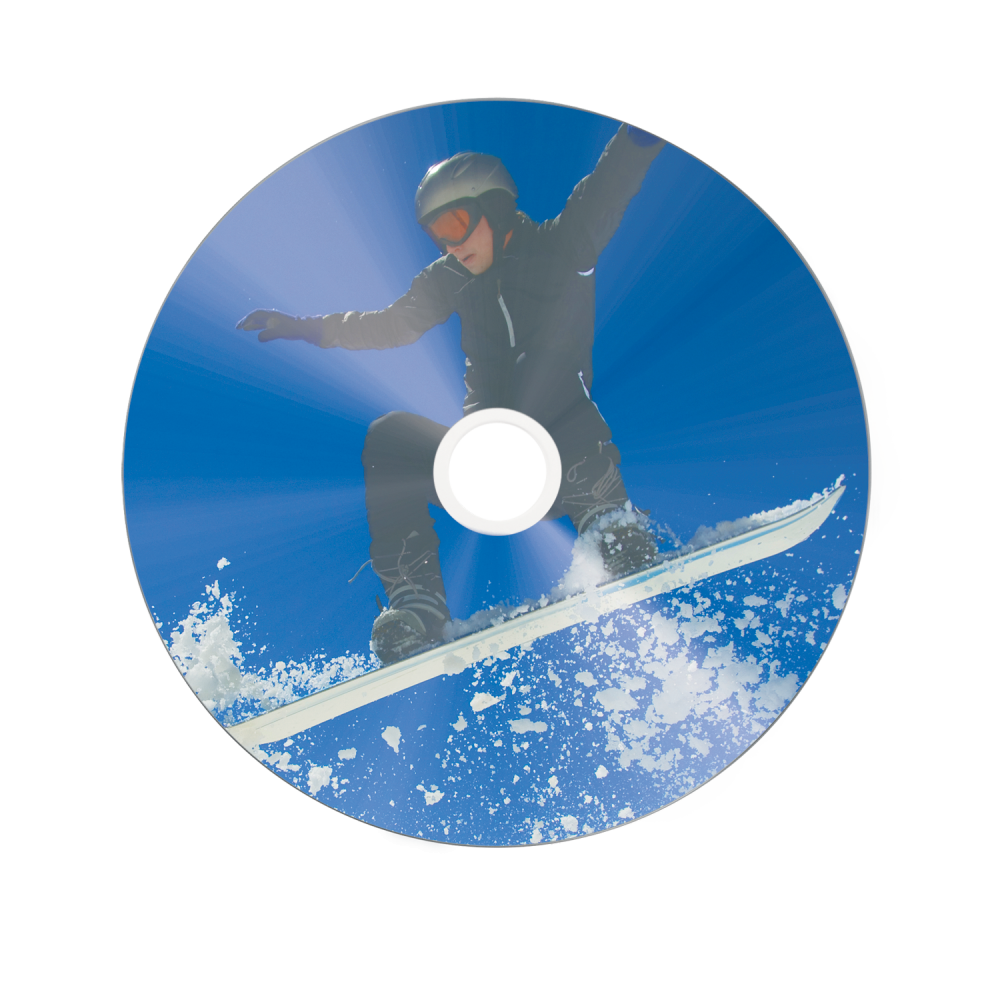 DVD-R Wide Silver Inkjet Printable No ID Brand