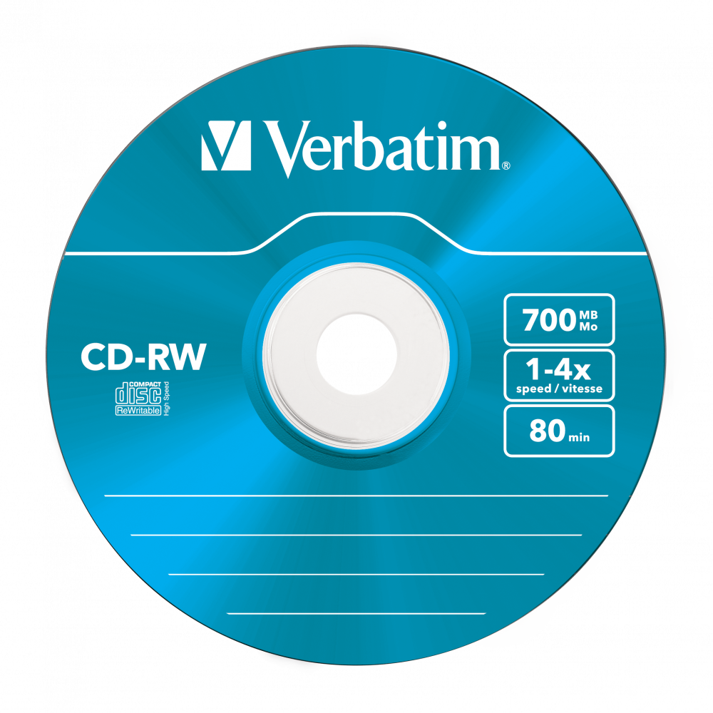 43133 CD-RW Colour Global Disc Surface Blue