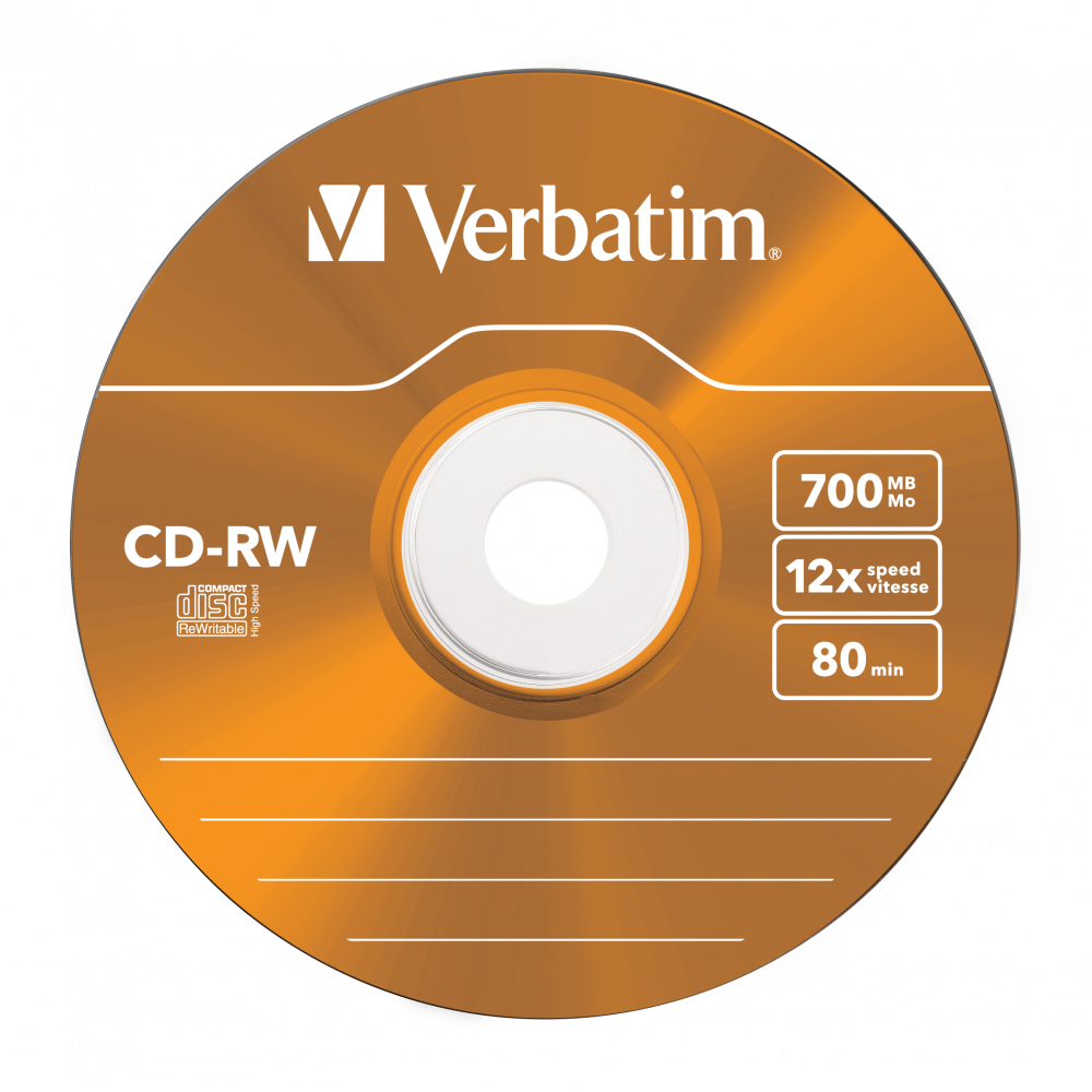 43167 CD-RW Colour Global Disc Surface Orange