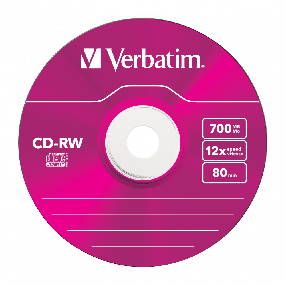 43167 CD-RW Colour Global Disc Surface Pink