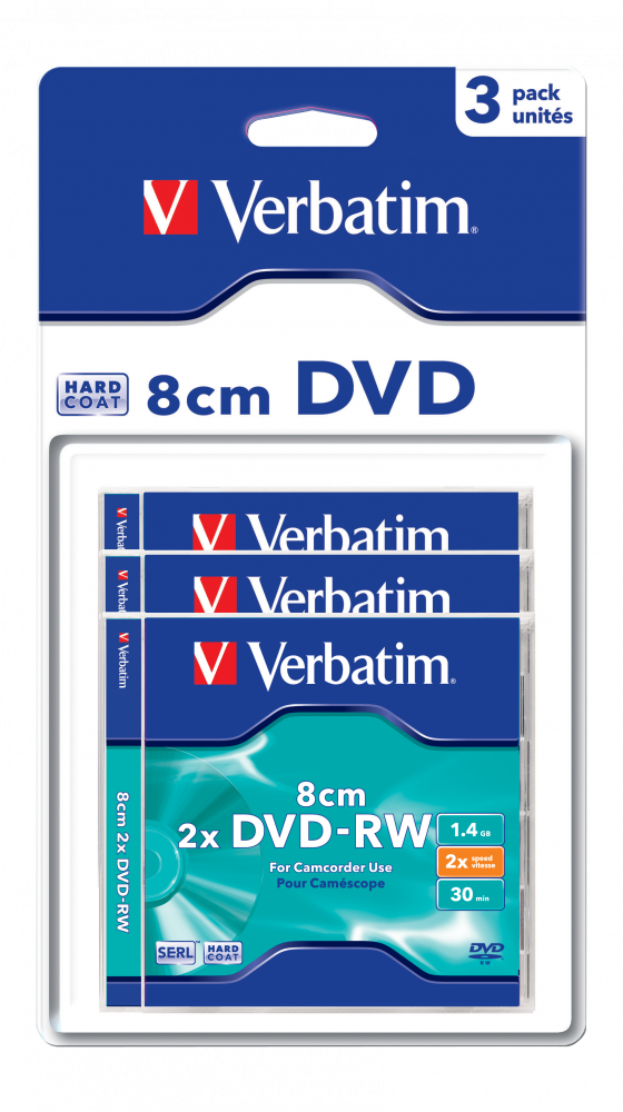 DVD-RW 8cm Matt Silver
