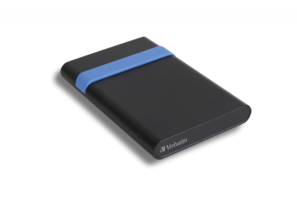 Boîtier VERBATIM pour disque dur SSD 2.5 SATA USB3.2 - Noir&Bleu