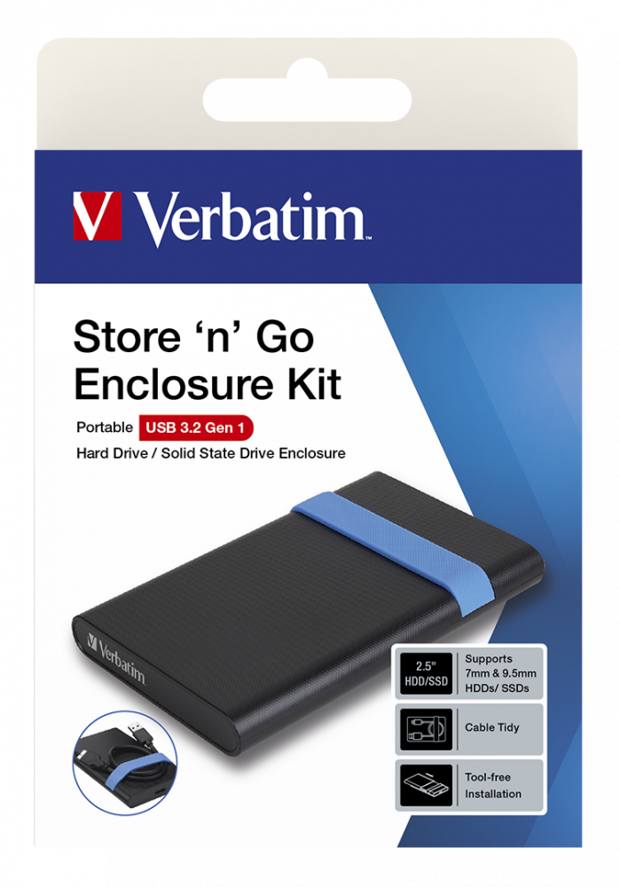 Disque Dur Externe VERBATIM 530231 To 2.5 USB 3.0 - Noir