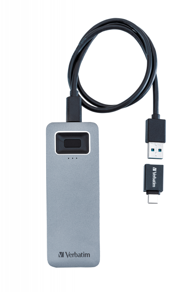 Executive fingeraftrykssikret SSD USB 3.2 Gen 1 / USB-C 512GB*