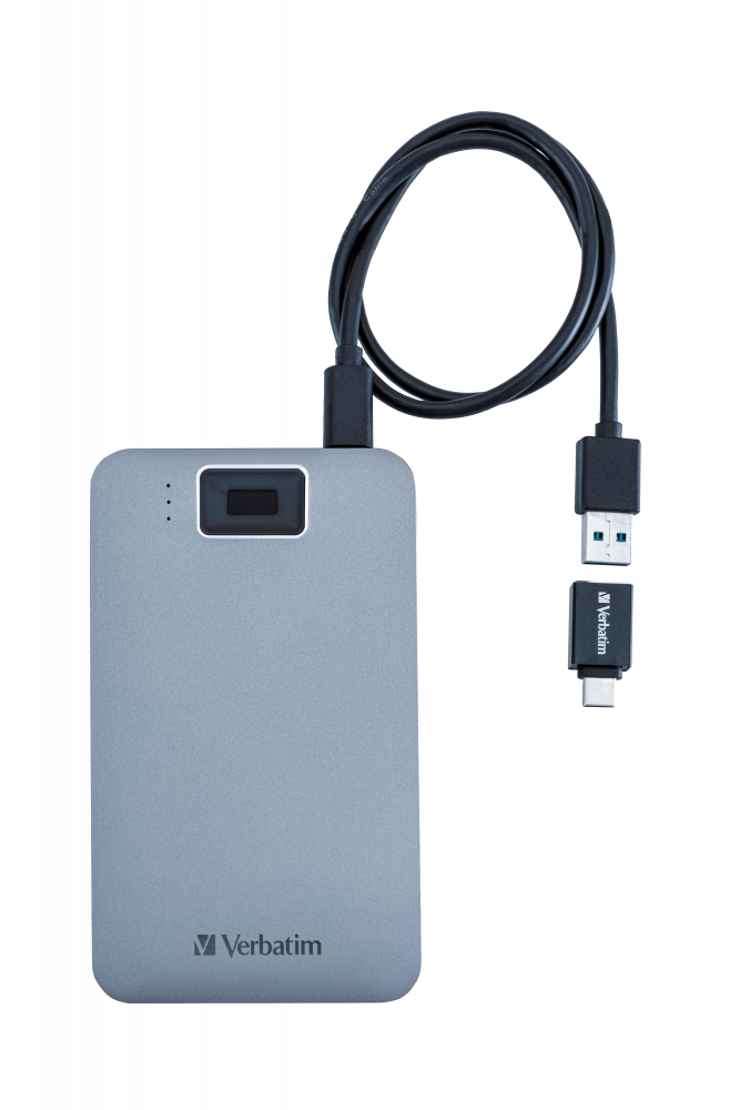 Disco rigido Executive Fingerprint Secure portatile USB 3.2 Gen 1/USB-C 2TB