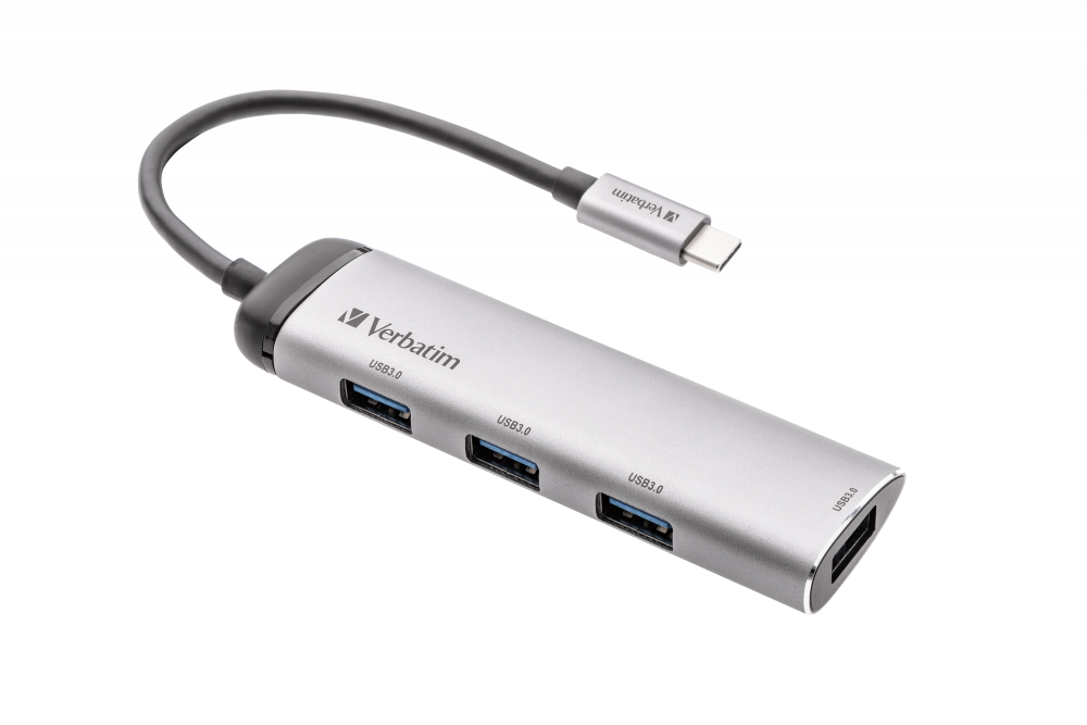 USB-C™-multiporthubb – Fyra USB 3.2 Gen 1-portar