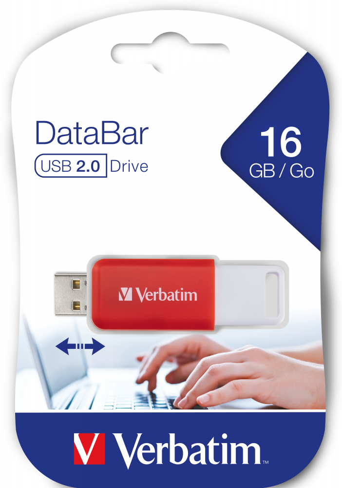 DataBar USB Sürücü 16GB Kırmızı