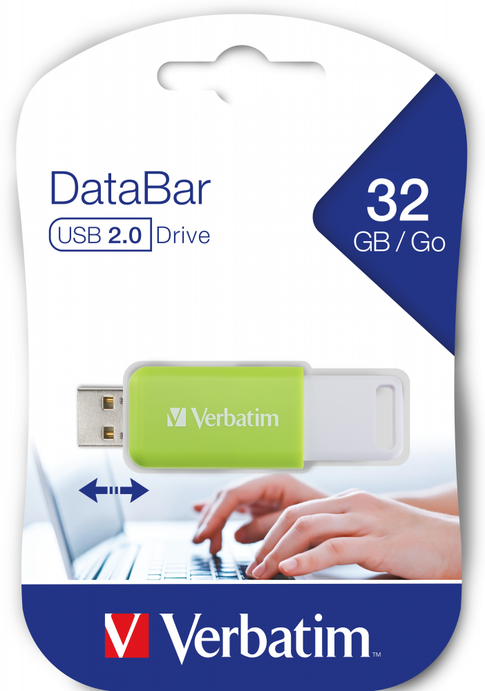 DataBar USB-drev - 32GB* Grøn