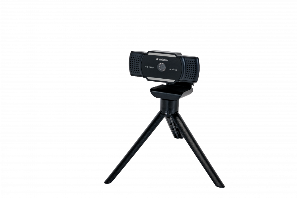 Verbatim AWC-01 Full HD 1080p Autofokus-Webcam mit Mikrofon