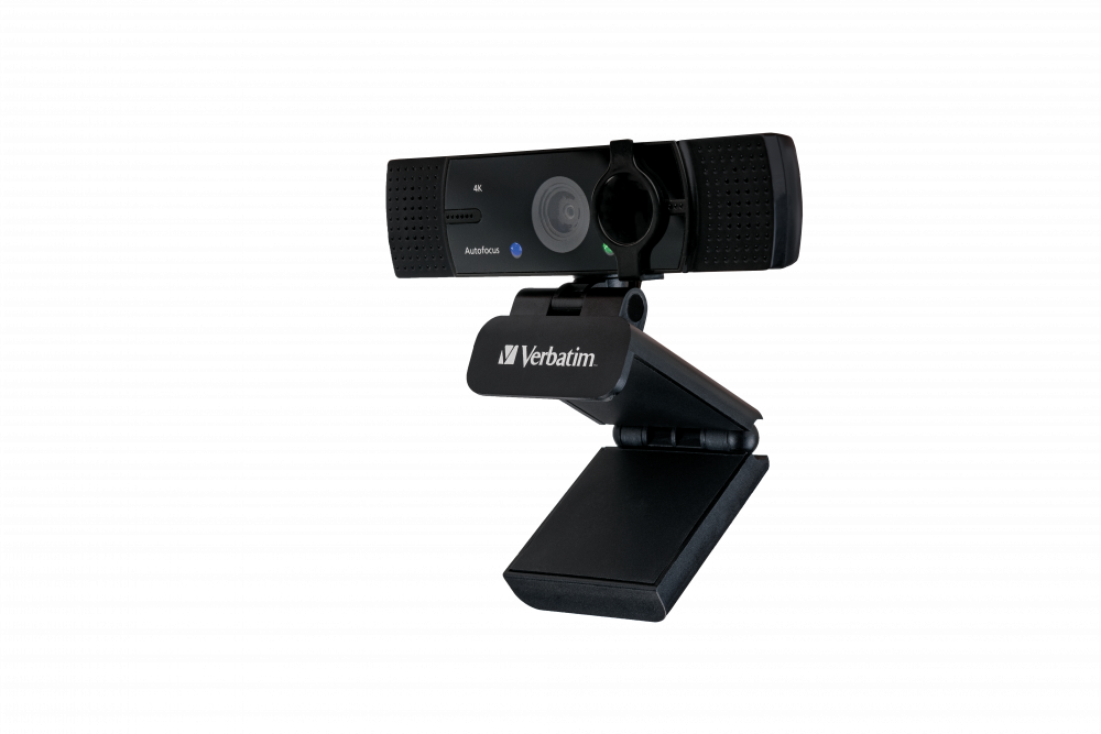 Verbatim AWC-03 Webcam Ultra HD 4K con autofocus e doppio microfono