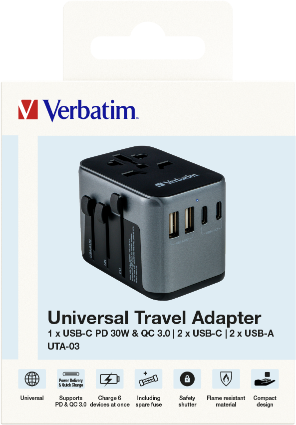 Adaptateur universel de voyage Qdapter 360 avec USB