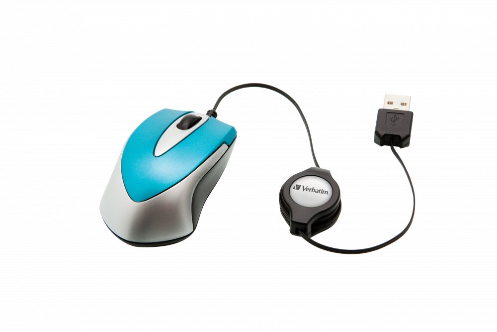 Go Mini Optical Travel Mouse – Caribbean Blue