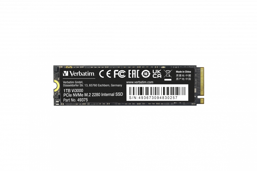 Vi3000 Interne PCIe NVMe M.2 SSD 1 TB
