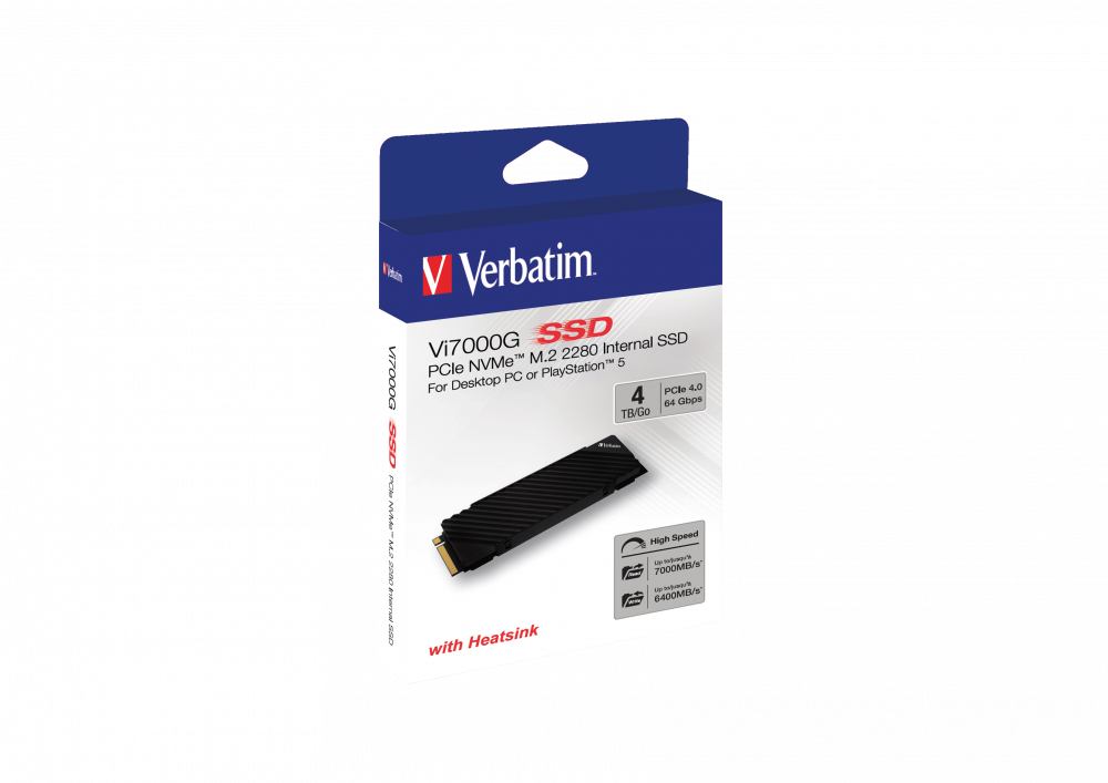 Verbatim Vi7000G Internal PCIe NVMe M.2 SSD 4TB