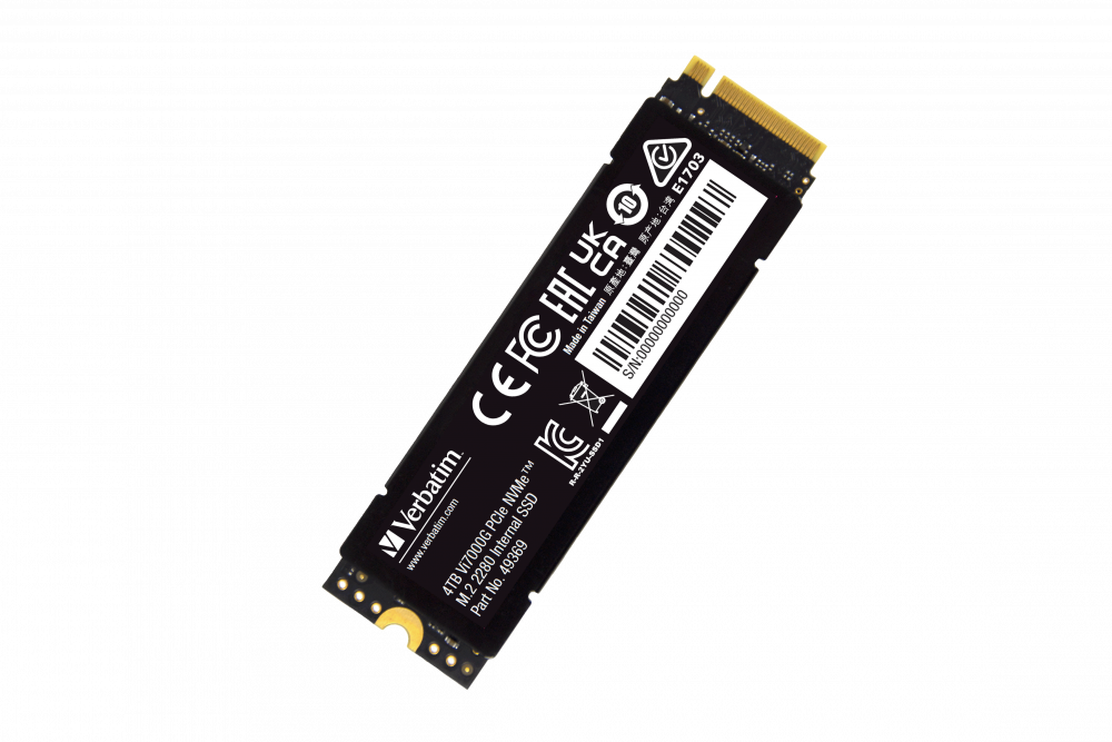 Verbatim Vi7000G Internal PCIe NVMe M.2 SSD 4TB