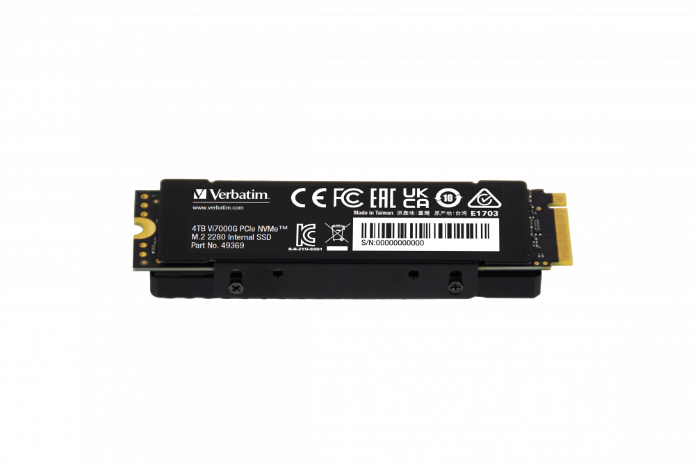 Verbatim Vi7000G Internal PCIe NVMe M.2 SSD 4TB