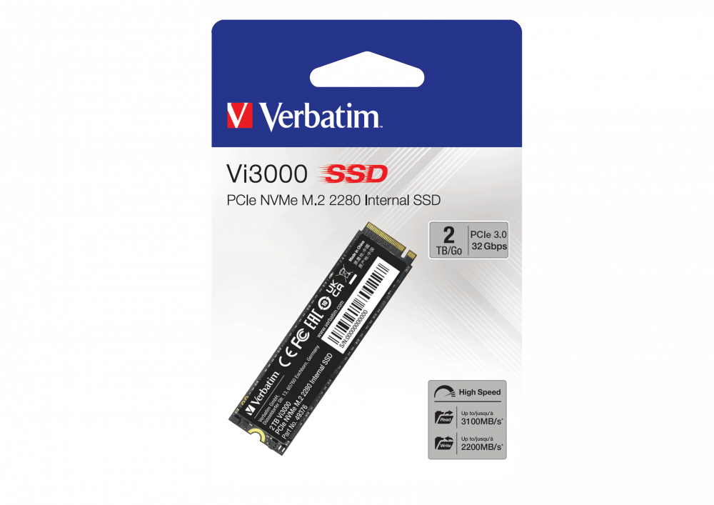 Vi3000 Interne PCIe NVMe M.2 SSD 2 TB