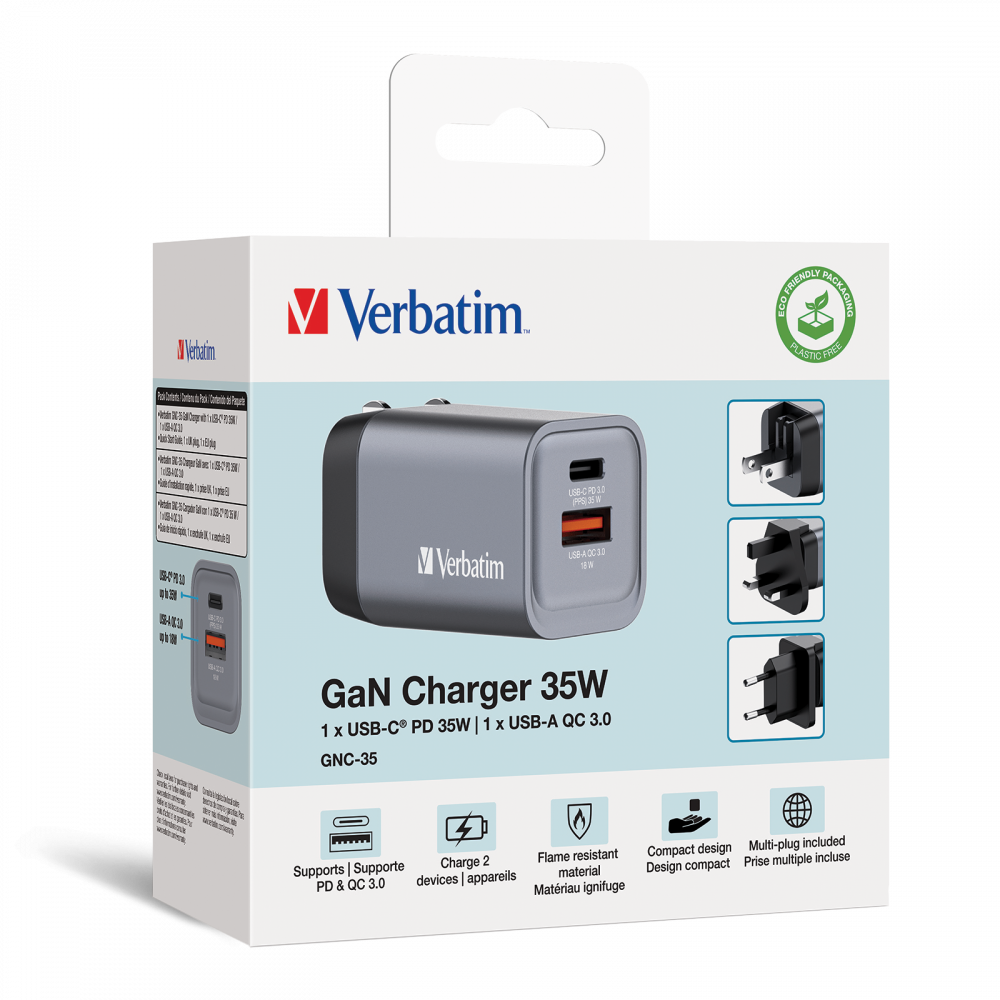 GNC-35 2-Port GaN Wall Charger 35W