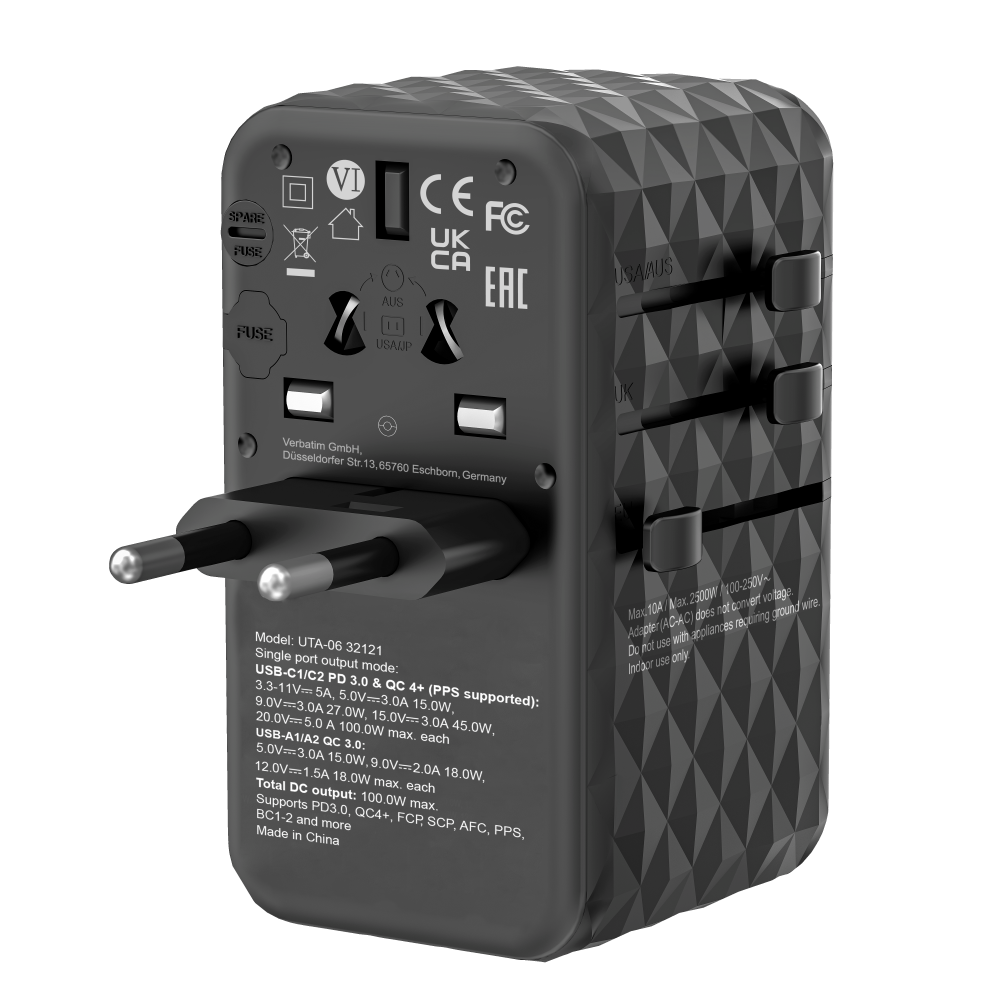 UTA-06 GaN III-Universal-Reiseadapter
