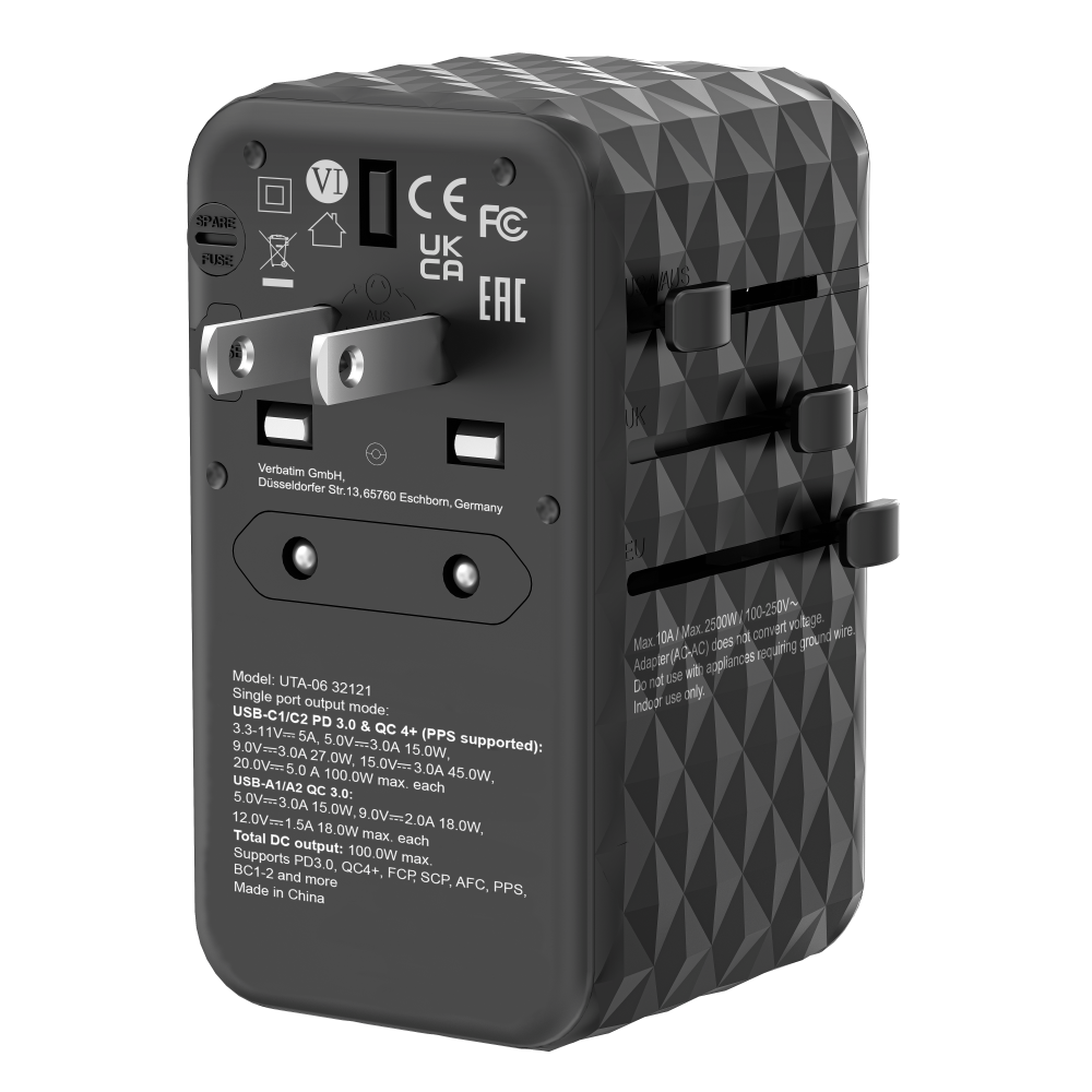 UTA-06 GaN III-Universal-Reiseadapter