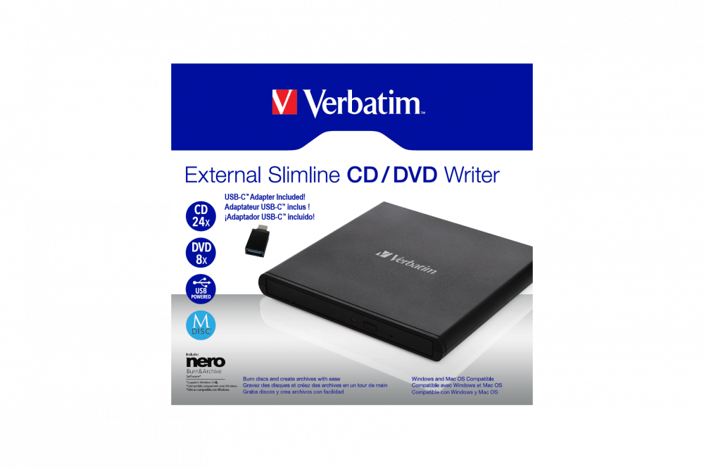 Lecteur et graveur CD et DVD externe - Outspot