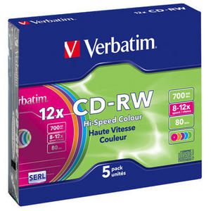 CD‑RW Colour 12x
