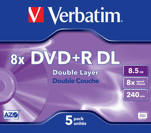 DVD+R DL 8x Matt Silver