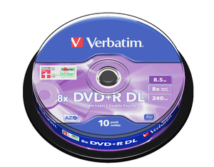 DVD+R DL 8x Matt Silver