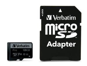 Verbatim Pro U3 Micro SDHC/SDXC‑Karten