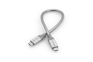 Кабель USB‑C–USB‑A из нержавеющей стали для синхронизации и подзарядки