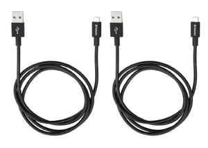 Комплект кабелей из нержавеющей стали с разъемом micro‑USB для синхронизации и подзарядки