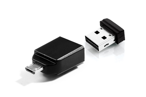 NANO USB‑station met micro USB‑adapter