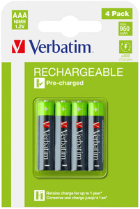 Basics Piles rechargeables AA, pré-chargées - Lot de 8 (le visuel  peut différer)