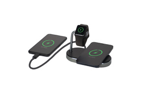 3‑i‑1 laddningsstativ fr Apple Watch och iPhone