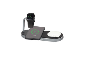 3‑in‑1 Apple Watch and Dual iPhone Charging Stand