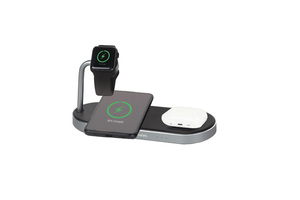 Dubbelt 3‑i‑1‑laddningsstativ fr Apple Watch och iPhone