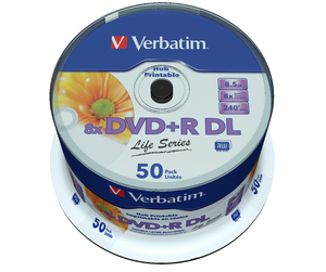 DVD+R DL 8x Inkjet Printable Life Series