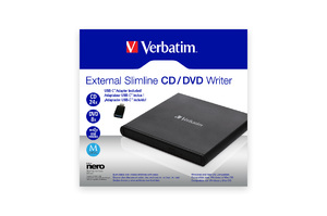 Externer Slimline CD/DVD‑Brenner